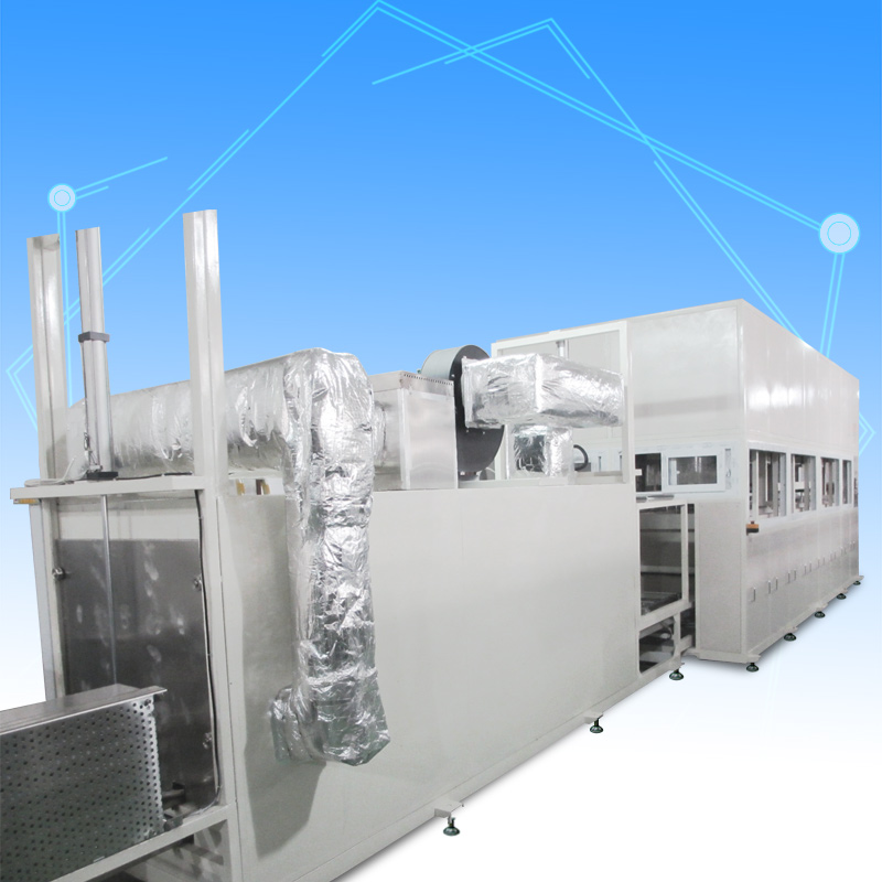 Automatic metal stamping parts ultrasonic cleaning machine