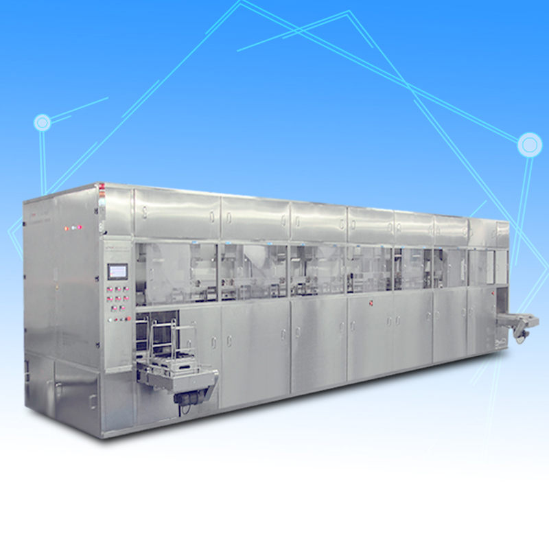 Automatic touch screen glass ultrasonic cleaning machine